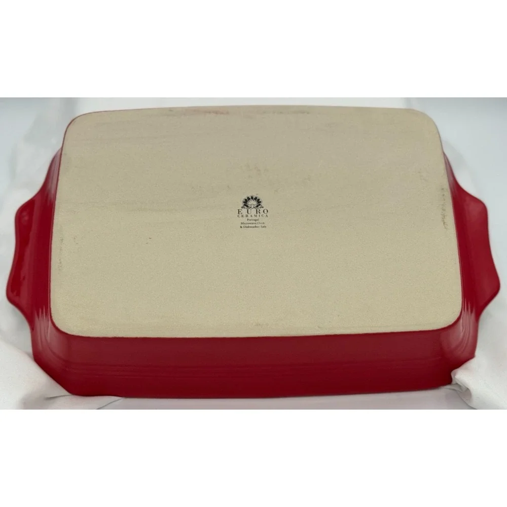 EURA Ceramica Ceramic Baking Dish - Red - 10